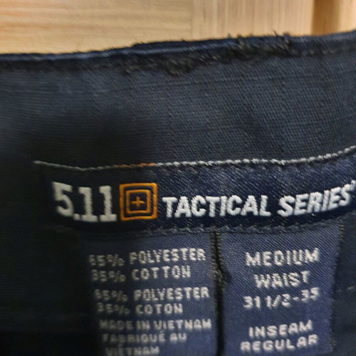 5.11 Tactical Series polo shirt like new, size Small, Navy Blue