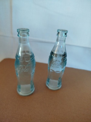 Coca Cola salt and pepper collectibles used