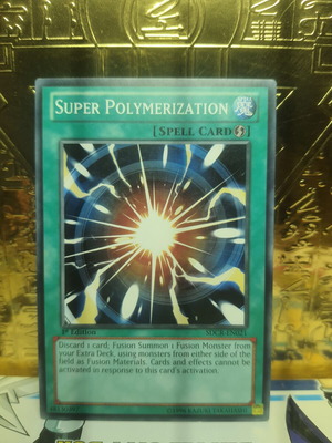 Yu-Gi-Oh! Super Polymerization card near mint