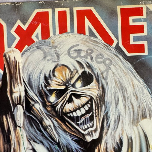 Iron Maiden vinyl record pack of two first Greek pressings