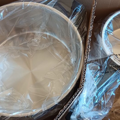 Stainless Steel Cookware Set 3 Pieces with Glass Lids, New