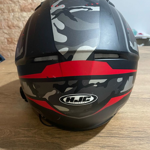 HJC helmet used with two visors and intercom size M