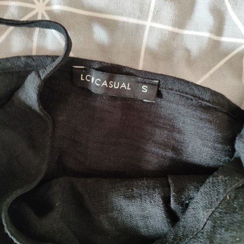 LCW blouse with straps used, black, size S