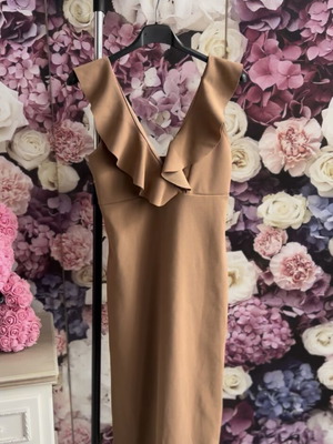 Midi dress beige new size M
