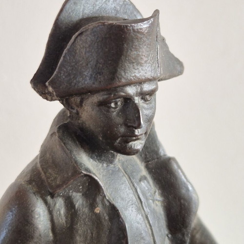 Zamak Napoleon Bonaparte Equestrian Statue, French Belle Époque