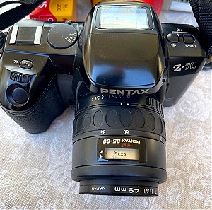 Φωτογραφική μηχανή Pentax camera slr  με δυο φακούς