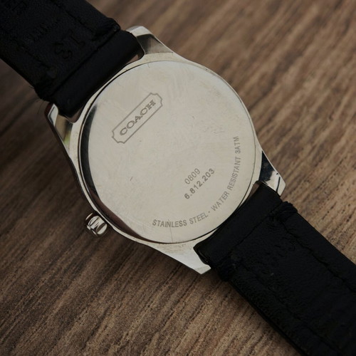 Coach women's watch used, stainless steel 25 mm Swiss Made