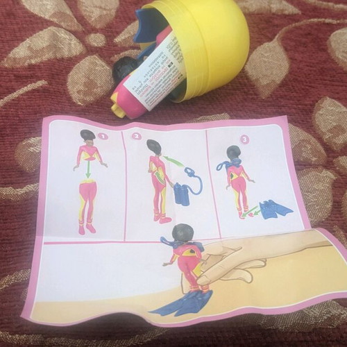 Barbie figure from Kinder Surprise new, Easter 2025 edition