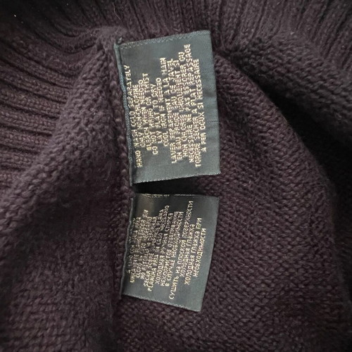 Ralph Lauren blue cotton sweater like new, size S