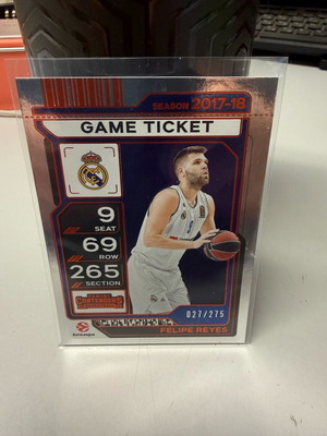 Euroleague Contenders Game Ticket Felipe Reyes 027/275 new
