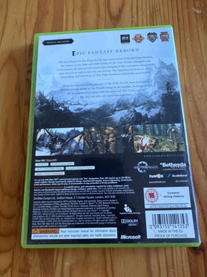 The Elder Scrolls V Skyrim Xbox 360 game