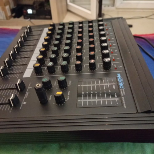 Phonic stereo mixer used, vintage
