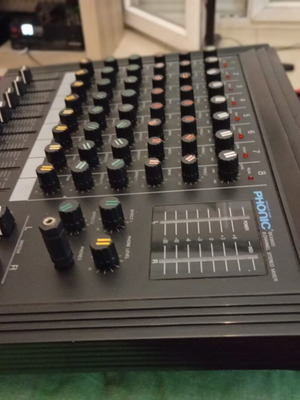 Phonic stereo mixer used, vintage
