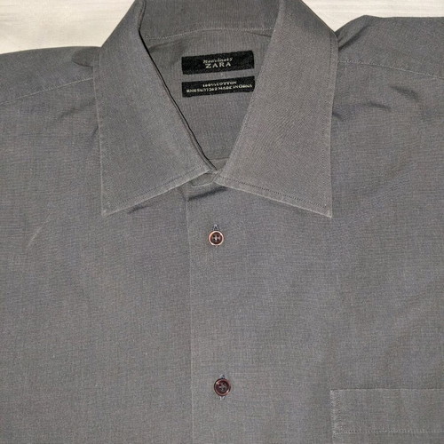 Zara long sleeve shirt No L like new, gray