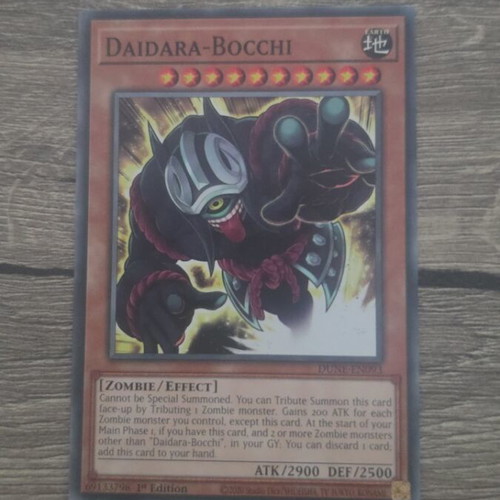 Daidara-Bocchi Yu-Gi-Oh! card