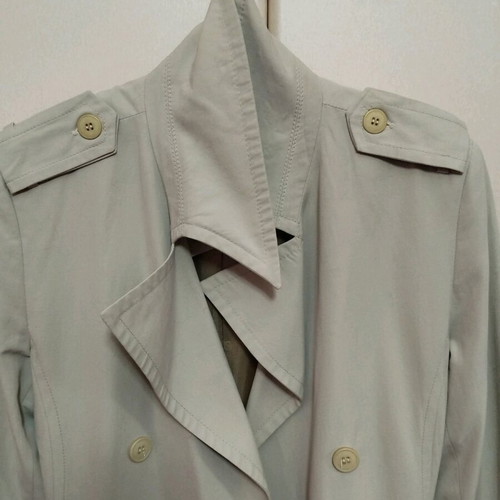 Iso women's trench coat like new, beige, size M