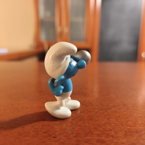 Smurf figure from Kinder used