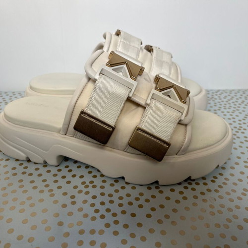 Bottega Veneta Flash Buckle sandals used, size 37, beige