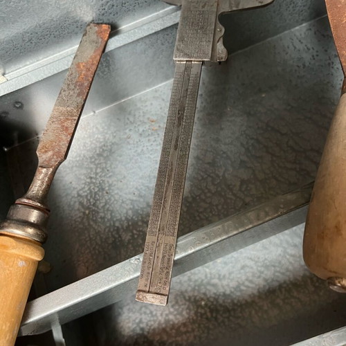 Toolbox with tools used, pack