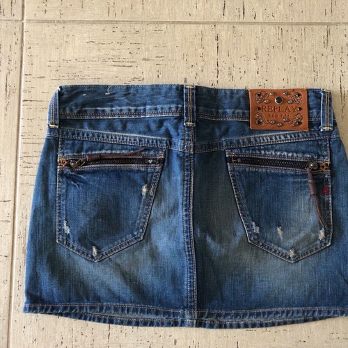 Replay women's skirt blue like new size 28