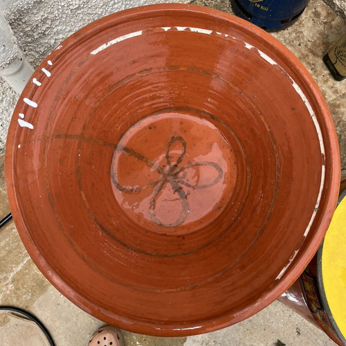Ceramic platter 1950 refurbished, good condition