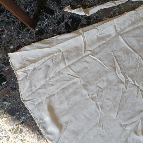 Handmade dress from WWII silk parachute fabric