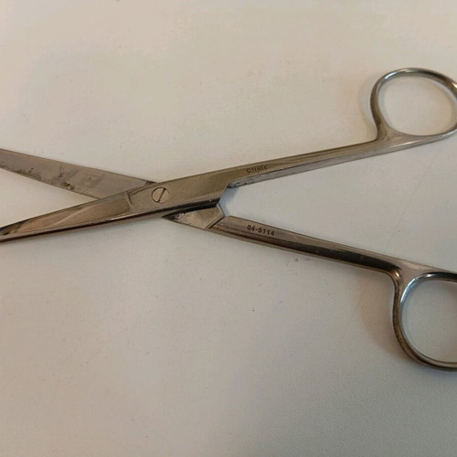 Surgical scissors used, vintage for decor and collection