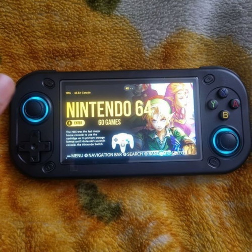 Retro portable console with 20,000 games, model 2026