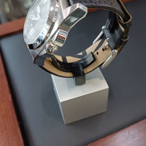 Ρολόι DKNY Black Leather Strap Black Dial καινούργιο ανδρικό