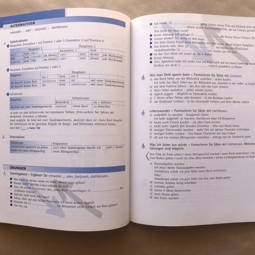 EM Grammatik A1-B2 used German grammar book