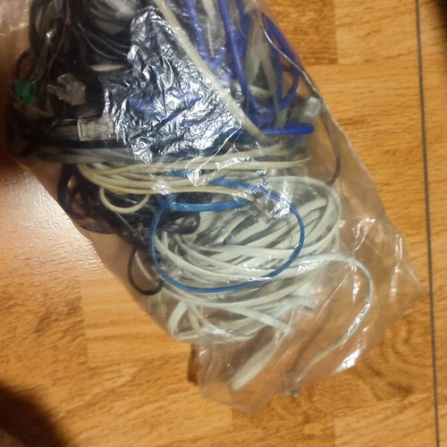 Lot of cables like new for computers, networks and telephony