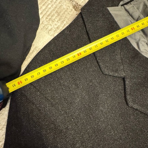 Men's jacket like new, black and gray