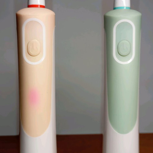 Battery toothbrushes used, set of 2 functional