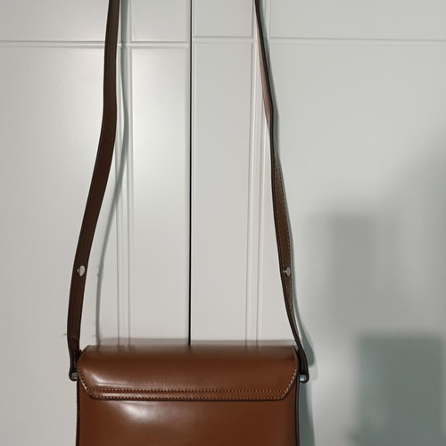 Mango shoulder bag new, tanned color with two compartments