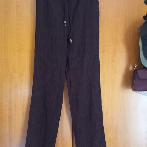 Zara straight-leg pants like new, brown, size S