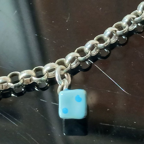 Silver bracelet 925 used, length 17cm