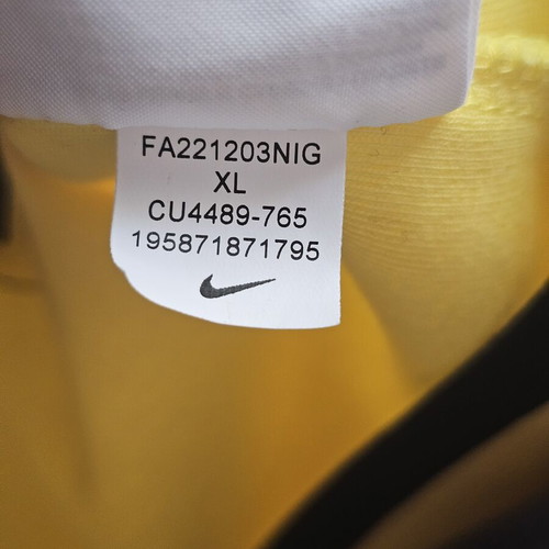 Nike Tech Fleece hoodie yellow strike black size XL like new