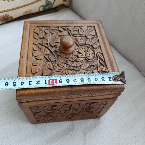 Woodcarving box used