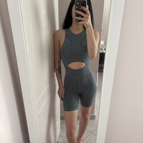 Women's fitness romper shorts