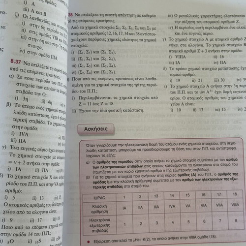 Chemistry A' Lykeiou textbook by Kostas Salteris