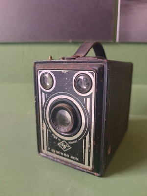 Agfa Synchro Box vintage camera used, 1950s Germany