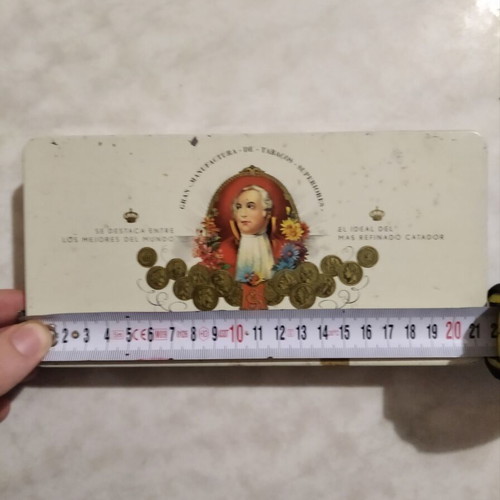 Collectible cigar box used from the 1970s