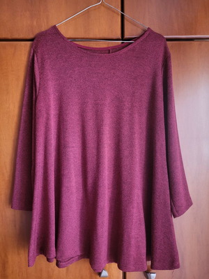 Blouse with 3/4 sleeves