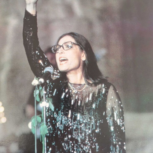 Double vinyl record Nana Mouskouri used, live recording at Herodion