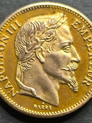 Silver Replica Napoleon .999 like new, gold plated