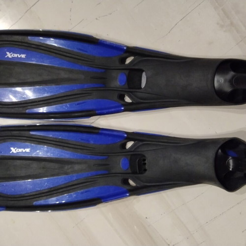 Xdive Hunter men's diving fins used, size 44-46