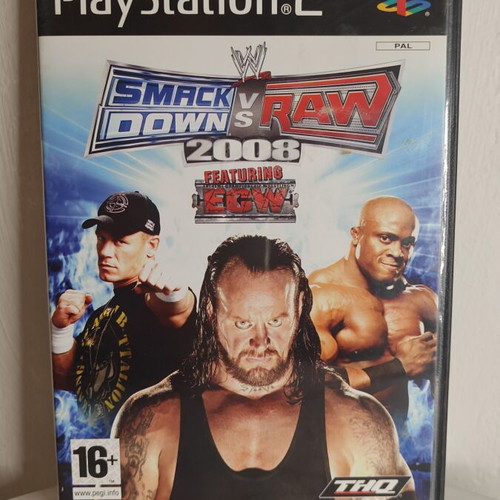 Smackdown Vs Raw 2011 PS2 game used, fighting genre
