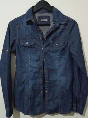 Denim shirt like new, blue, size M