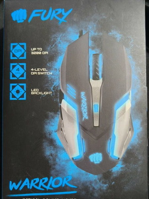 Fury Warrior Optical Gaming Mouse new with LED lighting