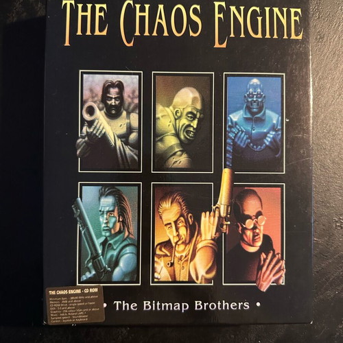 The Chaos Engine PC CD like new, retro
